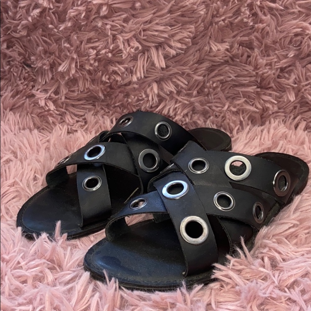 Black sandals